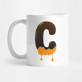 Chocolate Alphabet Letter C Mug